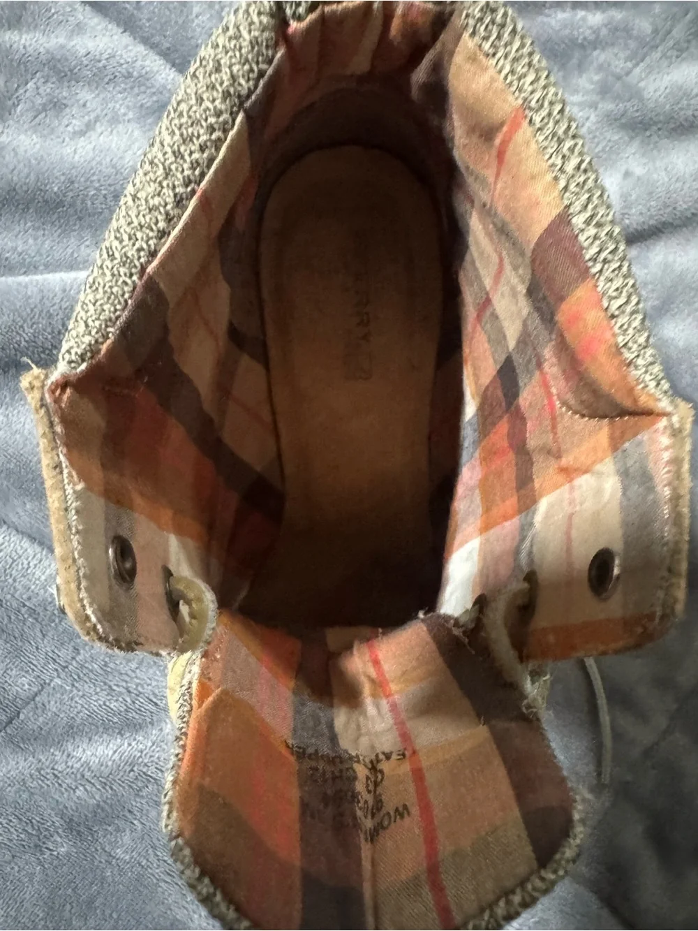 Sperry Tan Leather Moc-Toe Wedge Boots